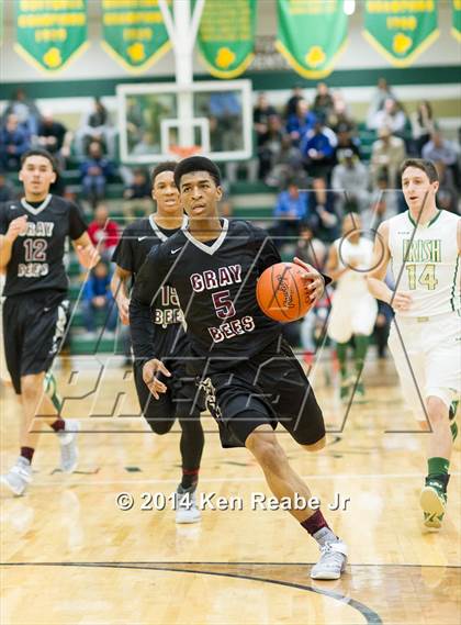 Thumbnail 1 in St. Benedict's Prep @ St. Vincent-St. Mary (LeBron James Classic) photogallery.
