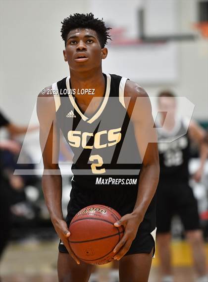 Thumbnail 1 in George Washington Prep vs. Santa Clarita Christian (The Classic at Damien) photogallery.