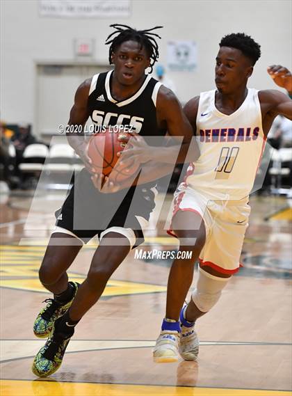Thumbnail 1 in George Washington Prep vs. Santa Clarita Christian (The Classic at Damien) photogallery.