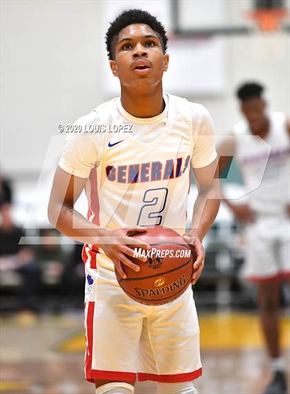 Thumbnail 1 in George Washington Prep vs. Santa Clarita Christian (The Classic at Damien) photogallery.