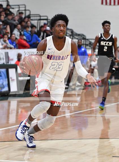 Thumbnail 1 in George Washington Prep vs. Santa Clarita Christian (The Classic at Damien) photogallery.