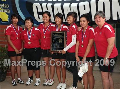 Thumbnail 2 in CIF LA City Section Girls Golf Championships photogallery.