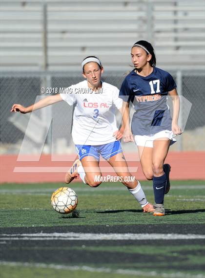Thumbnail 3 in Cypress vs. Los Alamitos (Aliso Cup Tournament) photogallery.