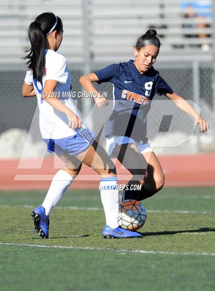 Thumbnail 3 in Cypress vs. Los Alamitos (Aliso Cup Tournament) photogallery.