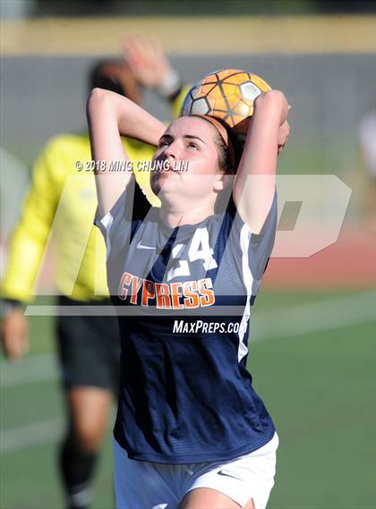 Thumbnail 1 in Cypress vs. Los Alamitos (Aliso Cup Tournament) photogallery.