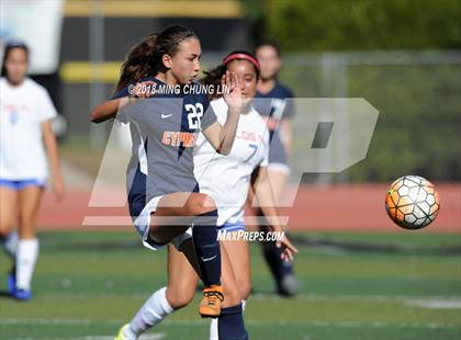 Thumbnail 1 in Cypress vs. Los Alamitos (Aliso Cup Tournament) photogallery.