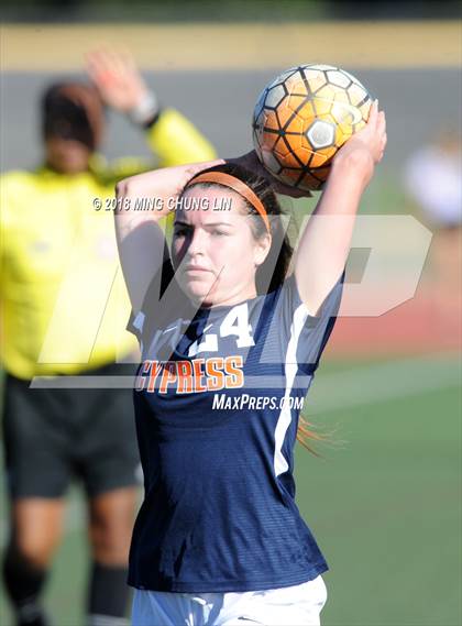 Thumbnail 3 in Cypress vs. Los Alamitos (Aliso Cup Tournament) photogallery.