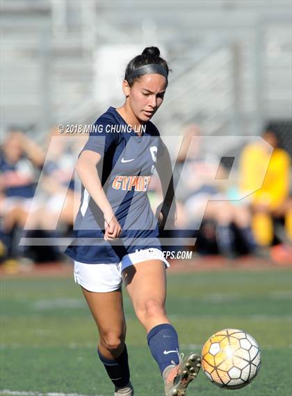 Thumbnail 3 in Cypress vs. Los Alamitos (Aliso Cup Tournament) photogallery.