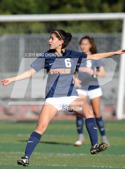 Thumbnail 3 in Cypress vs. Los Alamitos (Aliso Cup Tournament) photogallery.