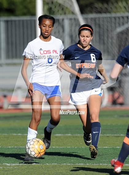 Thumbnail 1 in Cypress vs. Los Alamitos (Aliso Cup Tournament) photogallery.
