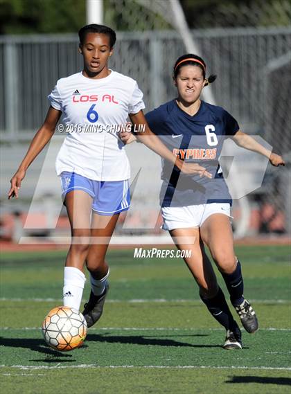 Thumbnail 3 in Cypress vs. Los Alamitos (Aliso Cup Tournament) photogallery.