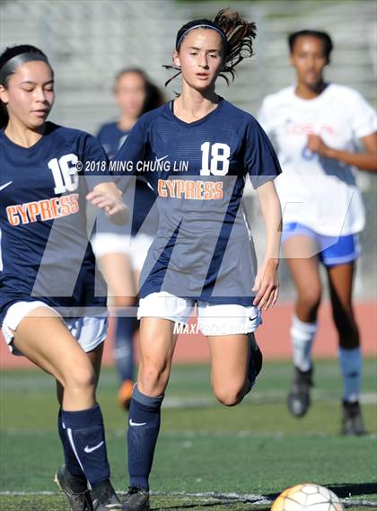 Thumbnail 1 in Cypress vs. Los Alamitos (Aliso Cup Tournament) photogallery.
