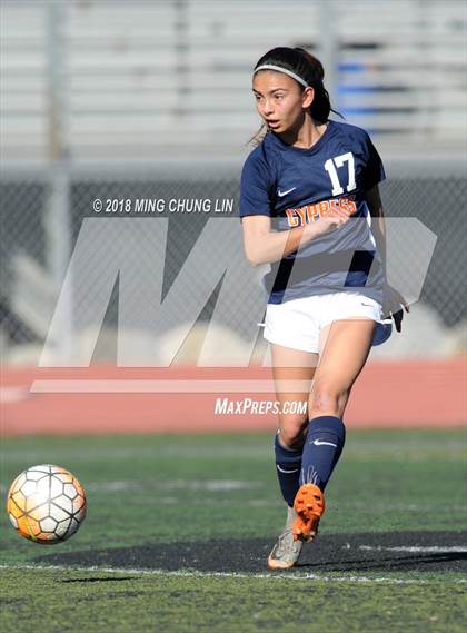 Thumbnail 1 in Cypress vs. Los Alamitos (Aliso Cup Tournament) photogallery.