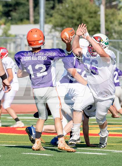 Thumbnail 2 in Lions All-Star 8-man Football Game (CIF Northern Section) photogallery.