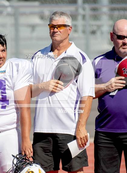 Thumbnail 1 in Lions All-Star 8-man Football Game (CIF Northern Section) photogallery.