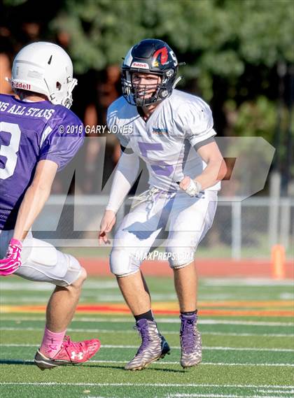 Thumbnail 1 in Lions All-Star 8-man Football Game (CIF Northern Section) photogallery.