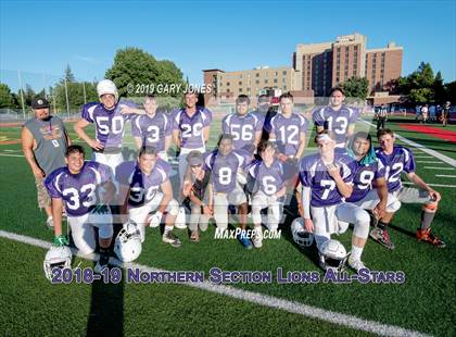 Thumbnail 3 in Lions All-Star 8-man Football Game (CIF Northern Section) photogallery.