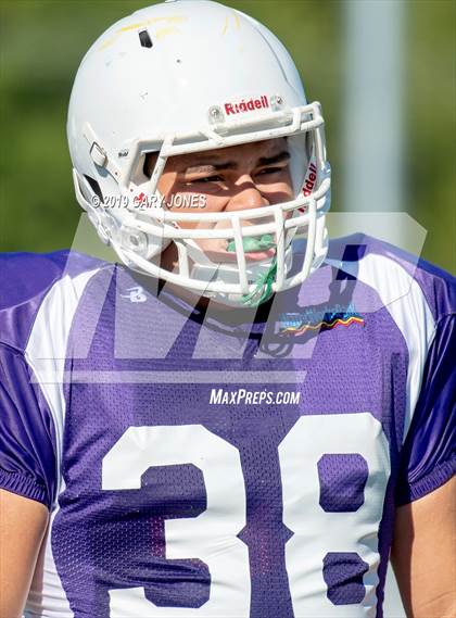Thumbnail 1 in Lions All-Star 8-man Football Game (CIF Northern Section) photogallery.