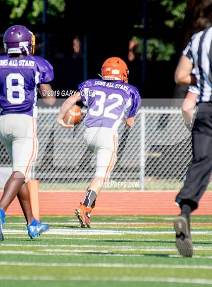 Thumbnail 1 in Lions All-Star 8-man Football Game (CIF Northern Section) photogallery.