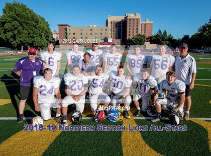 Thumbnail 1 in Lions All-Star 8-man Football Game (CIF Northern Section) photogallery.