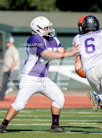 Thumbnail 3 in Lions All-Star 8-man Football Game (CIF Northern Section) photogallery.
