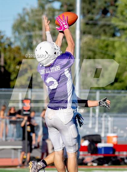 Thumbnail 1 in Lions All-Star 8-man Football Game (CIF Northern Section) photogallery.