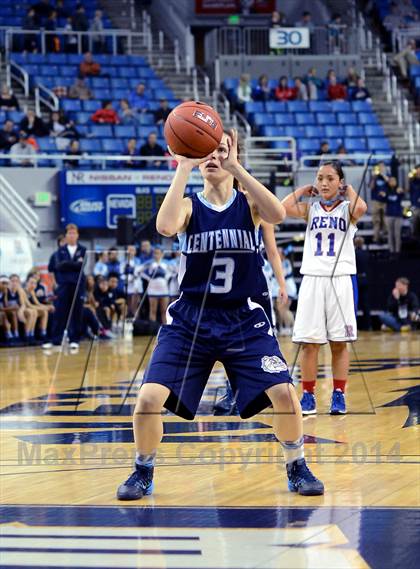 Thumbnail 1 in Centennial vs Reno (NIAA Semifinal) photogallery.