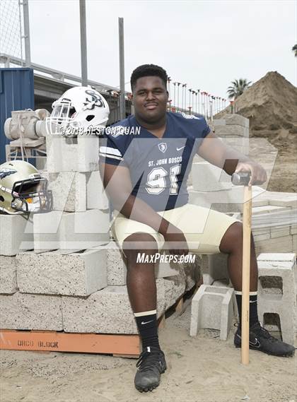 Thumbnail 3 in St. John Bosco (Preseason Early Contenders Photo Shoot)  photogallery.