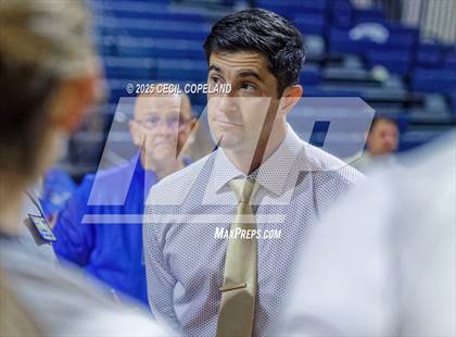 Thumbnail 2 in Hebron Christian vs. Lovett (GHSA Private State Volleyball Final) photogallery.