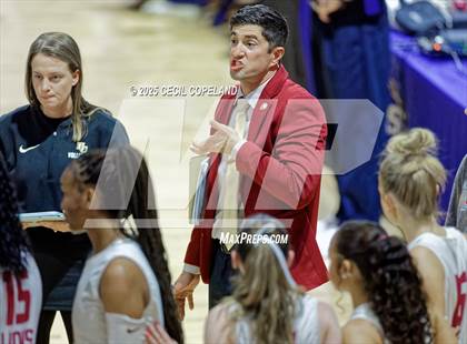 Thumbnail 2 in Hebron Christian vs. Lovett (GHSA Private State Volleyball Final) photogallery.
