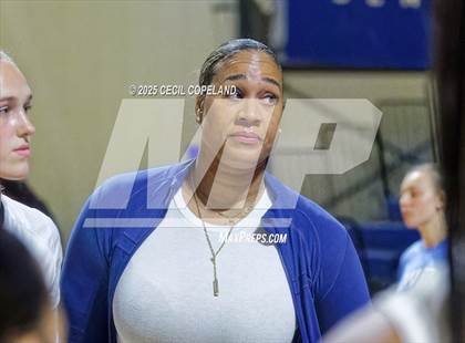 Thumbnail 1 in Hebron Christian vs. Lovett (GHSA Private State Volleyball Final) photogallery.