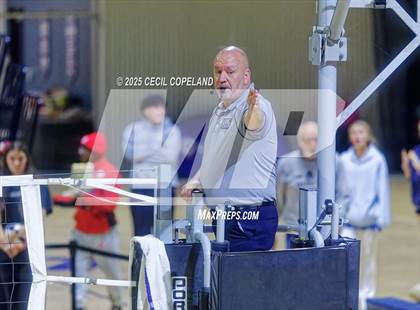 Thumbnail 2 in Hebron Christian vs. Lovett (GHSA Private State Volleyball Final) photogallery.