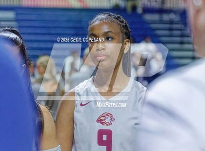 Thumbnail 2 in Hebron Christian vs. Lovett (GHSA Private State Volleyball Final) photogallery.