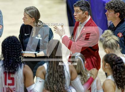 Thumbnail 1 in Hebron Christian vs. Lovett (GHSA Private State Volleyball Final) photogallery.