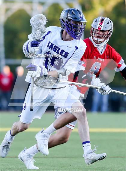 Thumbnail 1 in St. John's vs Gonzaga (WCAC Final) photogallery.
