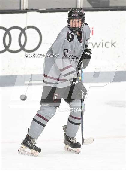 Thumbnail 1 in Prout (RI) vs. Daniel Hand (Crusader Christmas Classic) photogallery.