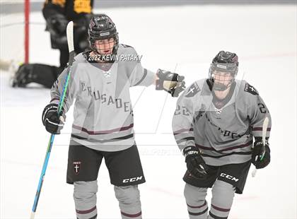 Thumbnail 1 in Prout (RI) vs. Daniel Hand (Crusader Christmas Classic) photogallery.