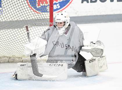 Thumbnail 1 in Prout (RI) vs. Daniel Hand (Crusader Christmas Classic) photogallery.