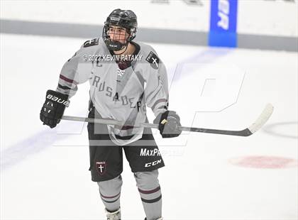 Thumbnail 1 in Prout (RI) vs. Daniel Hand (Crusader Christmas Classic) photogallery.