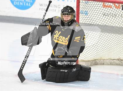 Thumbnail 1 in Prout (RI) vs. Daniel Hand (Crusader Christmas Classic) photogallery.