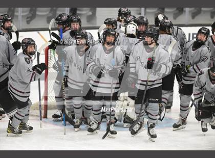Thumbnail 2 in Prout (RI) vs. Daniel Hand (Crusader Christmas Classic) photogallery.