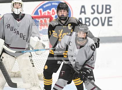 Thumbnail 1 in Prout (RI) vs. Daniel Hand (Crusader Christmas Classic) photogallery.