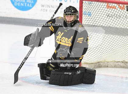 Thumbnail 2 in Prout (RI) vs. Daniel Hand (Crusader Christmas Classic) photogallery.