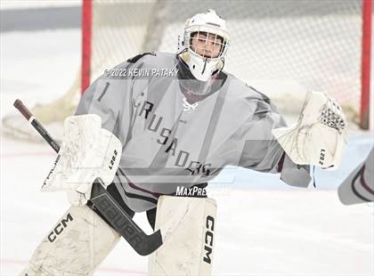 Thumbnail 3 in Prout (RI) vs. Daniel Hand (Crusader Christmas Classic) photogallery.