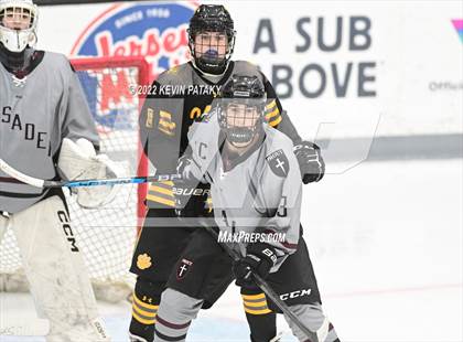 Thumbnail 3 in Prout (RI) vs. Daniel Hand (Crusader Christmas Classic) photogallery.
