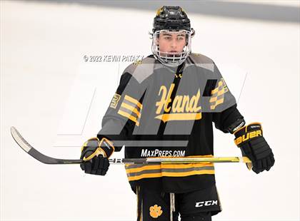 Thumbnail 2 in Prout (RI) vs. Daniel Hand (Crusader Christmas Classic) photogallery.