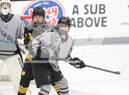 Thumbnail 3 in Prout (RI) vs. Daniel Hand (Crusader Christmas Classic) photogallery.