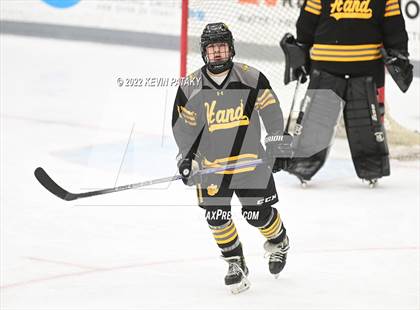 Thumbnail 2 in Prout (RI) vs. Daniel Hand (Crusader Christmas Classic) photogallery.