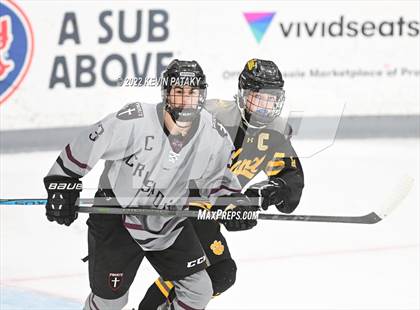 Thumbnail 1 in Prout (RI) vs. Daniel Hand (Crusader Christmas Classic) photogallery.