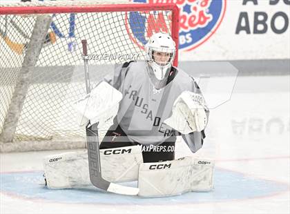 Thumbnail 2 in Prout (RI) vs. Daniel Hand (Crusader Christmas Classic) photogallery.